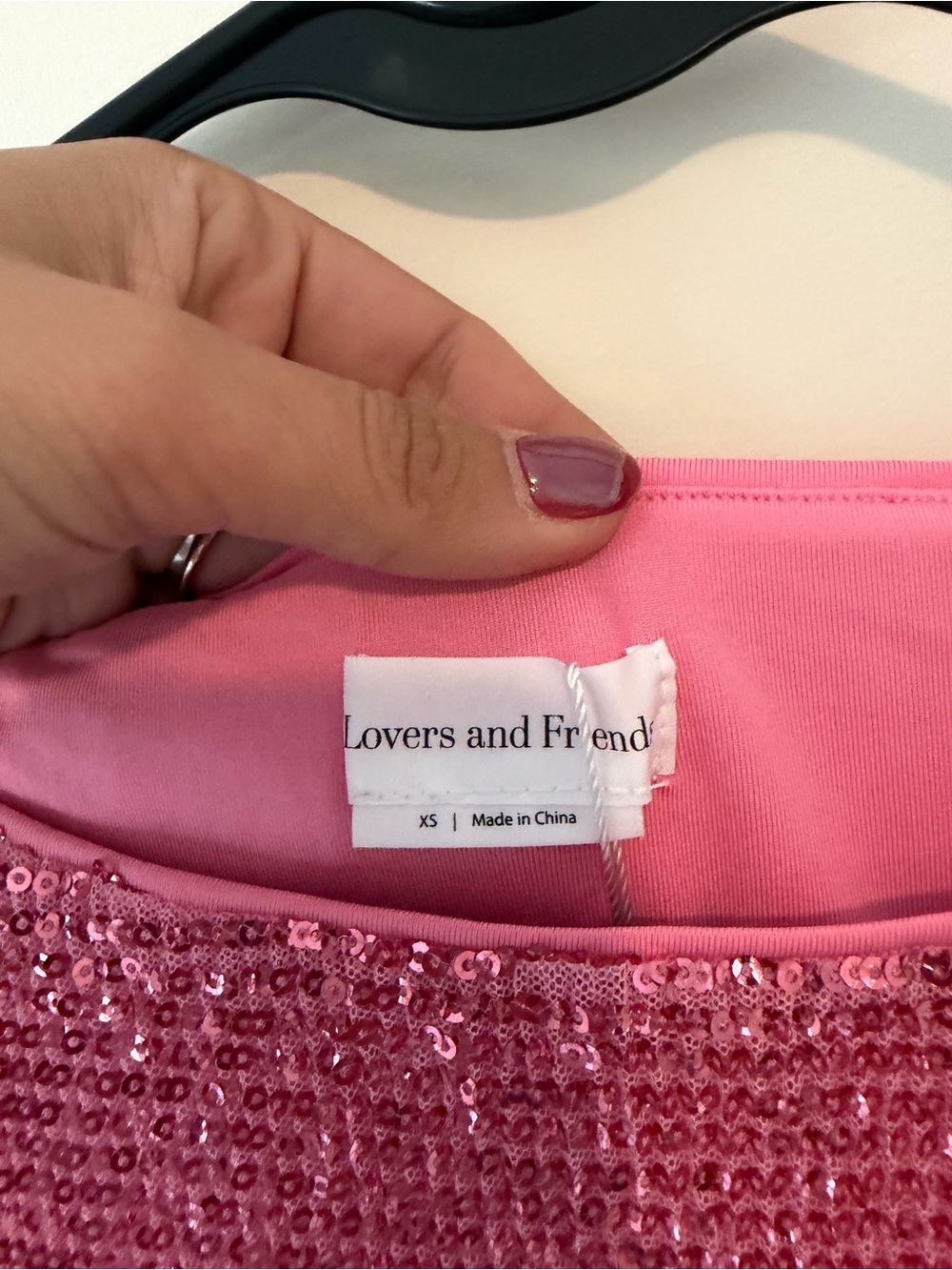 Lovers + Friends Pink Sequin Selma Top - Picture 8 of 10